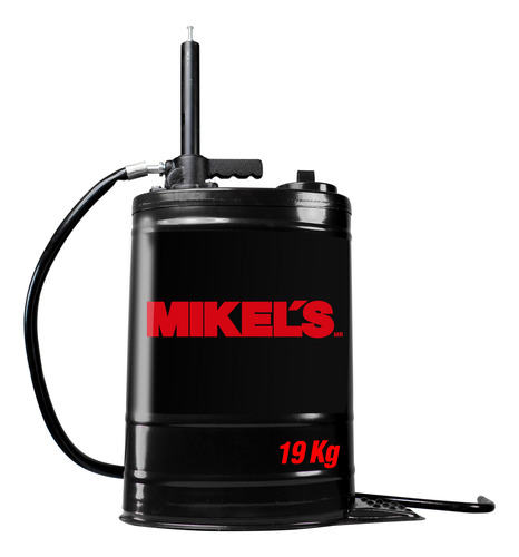 Cubeta Con Bomba Manual Para Aceite Mikels 19 Litros