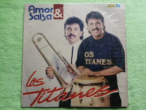 Eam Lp Vinilo Los Titanes Amor Y Salsa 1990 Su Noveno Album