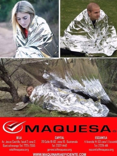 Imagen 2 de 3 de Mantas Termicas De Emergencia