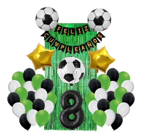 Globos Para Fiestas Cumpleaños Futbol