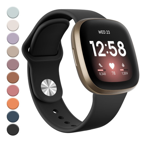 Meliya Correa Compatible Con Fitbit Versa 3 Bands/fitbit Se.