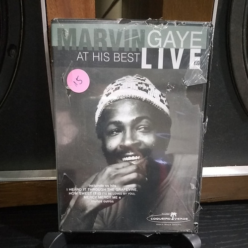 Dvd Marvin Gaye At His Best Live Lacrado Da Fabrica Original