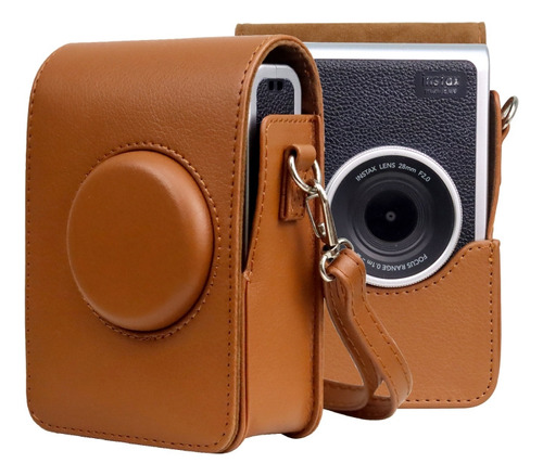 Kk Funda De Piel De Cuerpo Entero Para Fujifilm Instax Mini