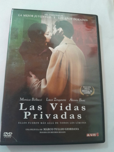 Dvd - Las Vidas Privadas - Films De Marco Tullio  Giordana -