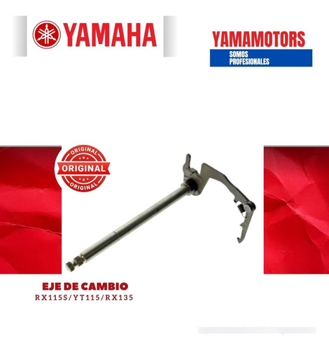 Eje Cambio Completo Yamaha Rx115s/yt115/rx135 Original 