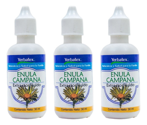 3 Té De Enula Campana En Gotas 30ml