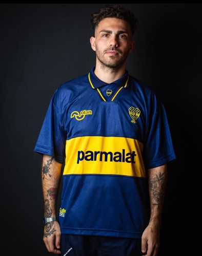 Camiseta Boca Juniors 95 Titular Olan Parmalat