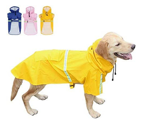 Feimax Chubasqueros Para Perros Poncho De Lluvia Chubasquero