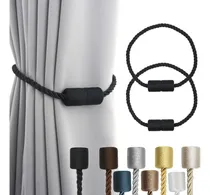 Comprar Alzapaños Sujeta Cortina Magneticos (negro) 2 Unidades