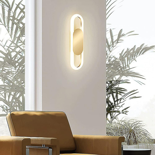 Luminaria De Pared Led Diseño Nórdico Cálida O Fría  