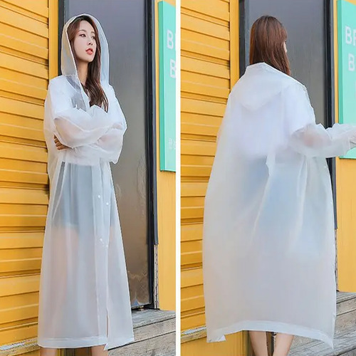 Poncho De Lluvia Impermeable Grueso Y Portátil