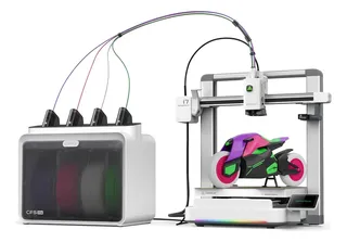 Impressora 3D Creality Maker Sparkx I7 Combo Multicolorida, para Foto 3D sem Modelagem