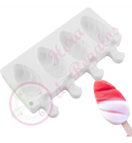 Molde Silicona Paleta Cuerno Unicornio Helado Chica Icecream