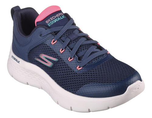 Zapatilla Mujer Go Walk Flex Caley Azul Skechers