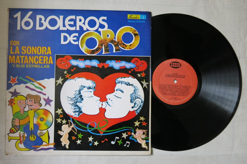 Vinyl Vinilo Lp Acetato 16 Boleros De Oro  Sonora Matancera