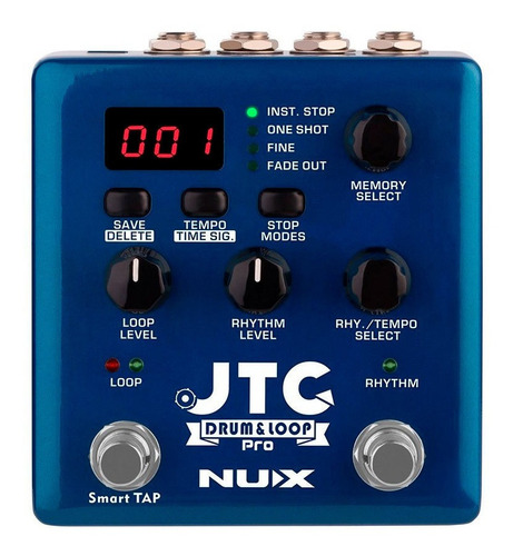 Pedal Efecto Guitarra Nux Ndl5 Rum Y Loop  