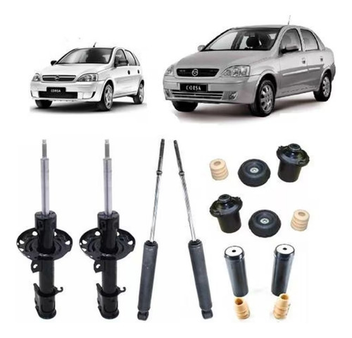 Kit 4 Amortecedor Corsa Maxx 1.8 2005 2006 2007 2008 