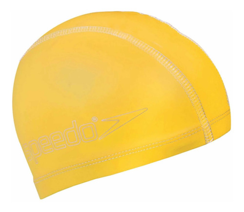 Gorra Natación Tela Speedo Amarillo