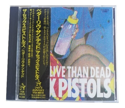 The Sex Pistols Better Live Than Dead Japon Obi Cd [usado]