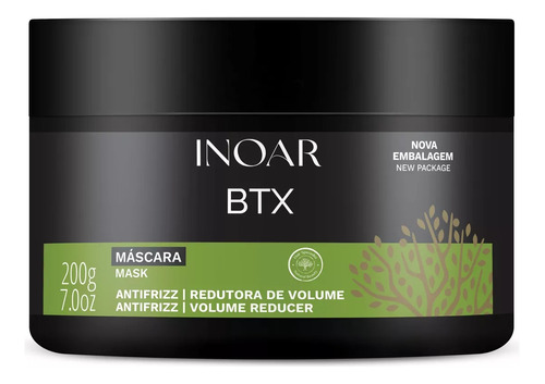 Mascara Inoar Btx Mantenimiento Alisado, Antifrizz  200g