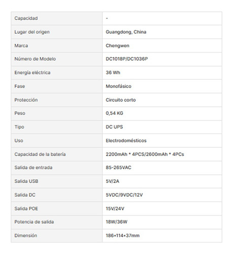 Mini Ups Para Modem Wifi Internet Poe Usb 10400 Mah