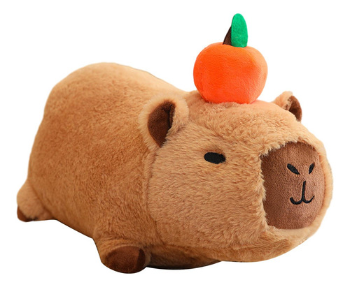 Figura De Peluche De Juguete De Capibara De Acostado 20cm