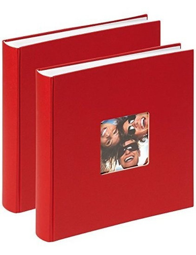 Álbum De Fotos Walther Fun, Rojo, Paquete 2er 30 X 30 Cm