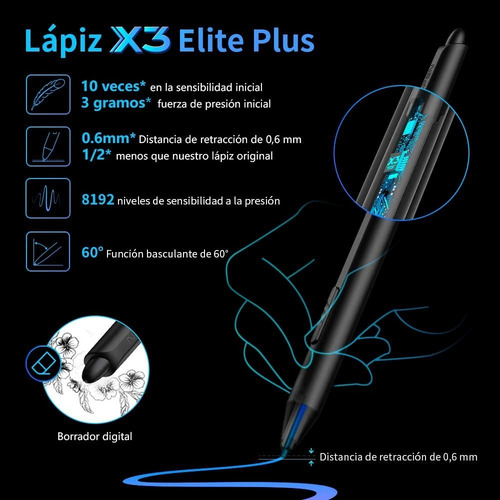 Imagen 9 de 10 de Digitalizadora Xp-pen Artist Pro 16 Pantalla Gráfica Dibujo