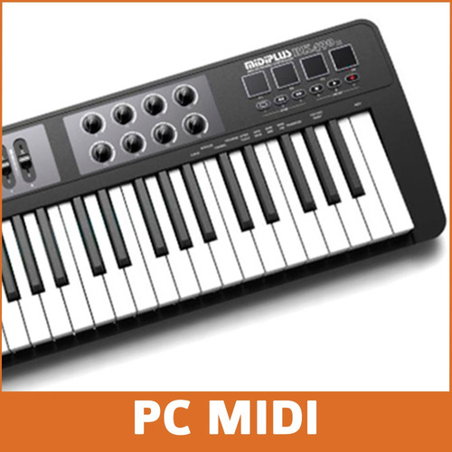 Imagen 4 de 9 de Midiplus Bk492 Teclado Controlador Midi Pads Faders