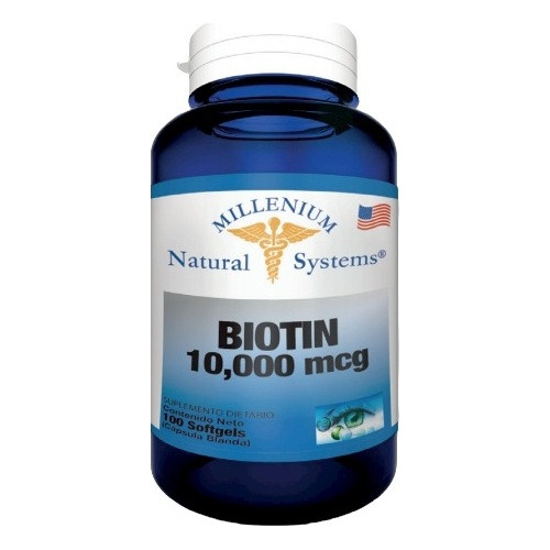 Biotina 10000 Mcg X 100 Softgel - Unidad a $560