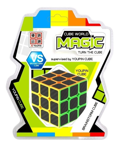 Cubo Magico Clasico 3x3 Cube Magic World Original Edu Full