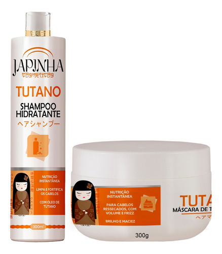 Shampoo 300ml E Máscara 300ml Tutano Tratamento Profissional