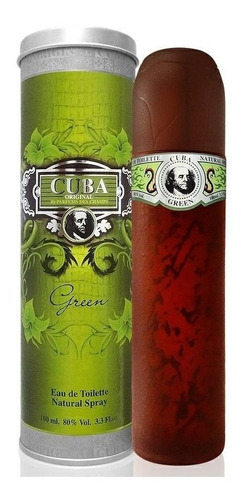 Perfume Cuba Green Masculino 100ml Polo Verde