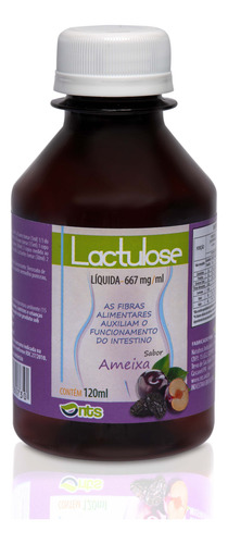 Kit 4 Lactulose 667mg/ml Ameixa 120ml - Nts
