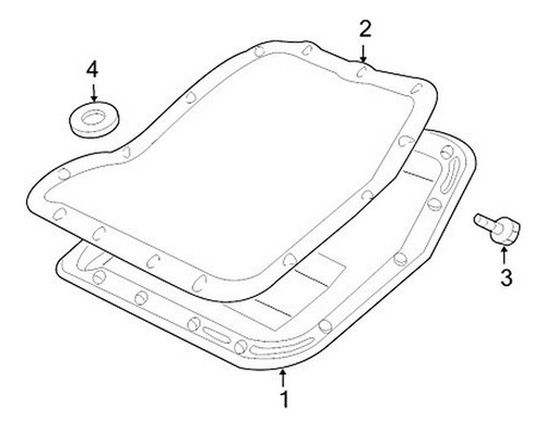 Oem Dodge Ram Dakota Trans Pan Junta Para 46re - Dg8 4 Veloc