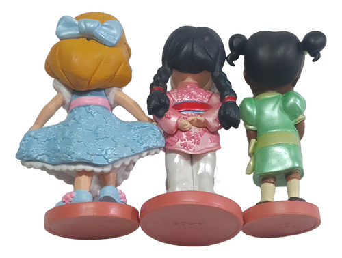 Disney Animators Muñecas Toddler Cinderella Tiana Y Mulán (Usado)