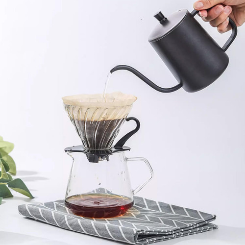 Kit De Cafetera Manual 9 Piezas Portatil Para Camping Viajes