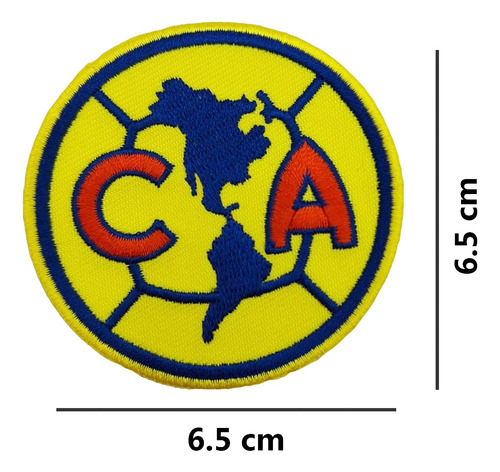Parches Inspirados En La Liga Mx Bordados Termoadhesivos América