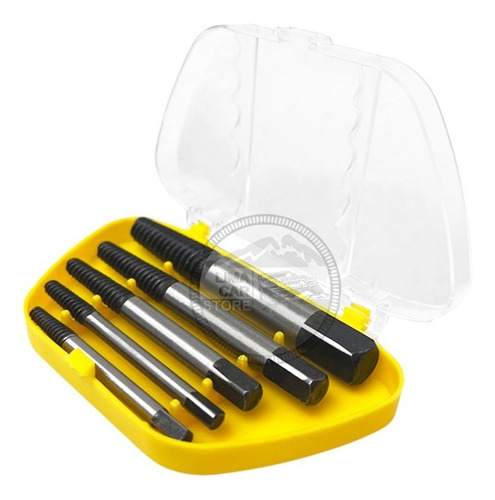 Extractor De Tornillo 5 Pzas Quita Perno Broca Roto 3-18mm