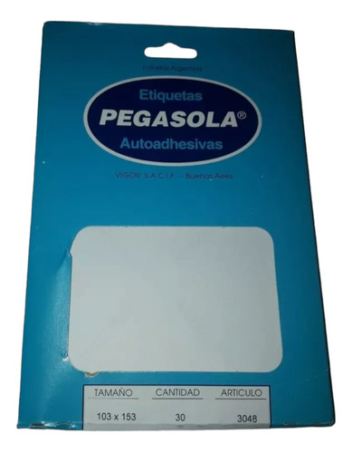 Etiquetas Autoadhesivas Pegasola.