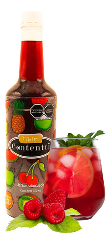 Jarabe Momentos Sabor Frambuesa 750 Ml Tibiri Contentti