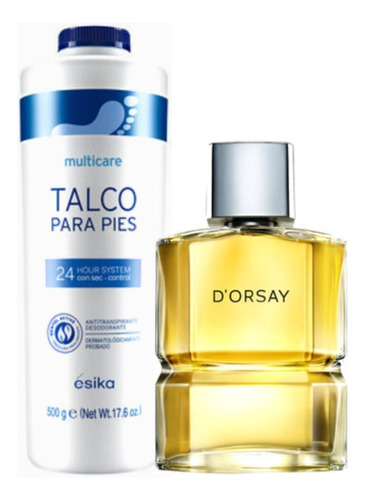 Perfume Dorsay + Talco Para Pies 500gr - mL a $139