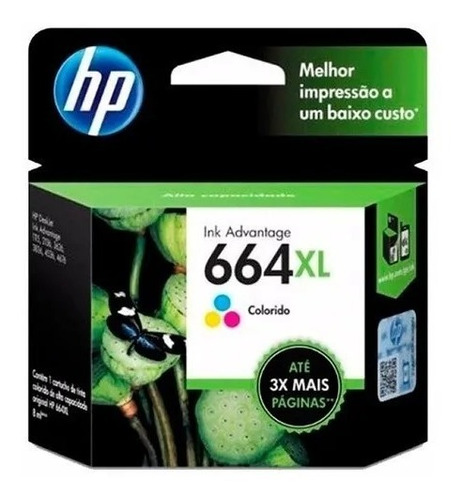 Cartucho Hp 664xl Color Original 1115 2135 4535 4675 5075 