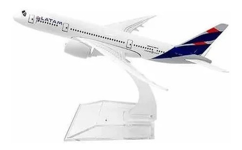 Miniatura Avião Latam Boeing 787 Metal 16cm