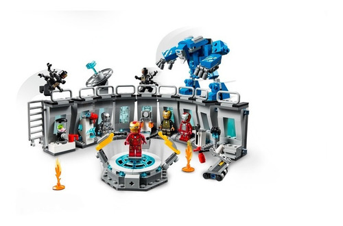 Lego Iron Man: Salon De Armaduras Set De Construcción