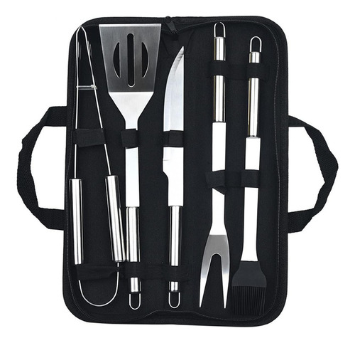 Set Asador Juego Parrillero 6 Piezas Con Estuche Calidad®