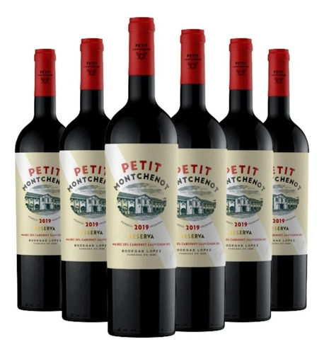 Vino Petit Montchenot Reserva Tinto Caja X 6 750ml.