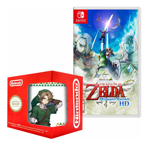 Zelda Skyward Sword Hd Nintendo Switch + Taza 2