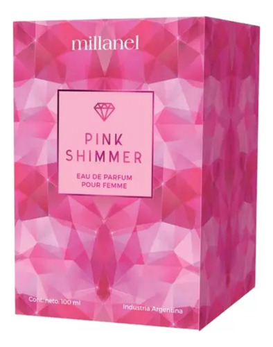 Pink Shimmer Eau De Parfum Mujer Perfume Millanel 100ml