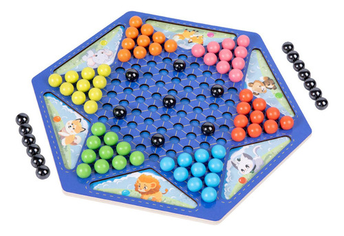 Pp Juego De Ajedrez Magnético De Damas Chinas, Clásico Para